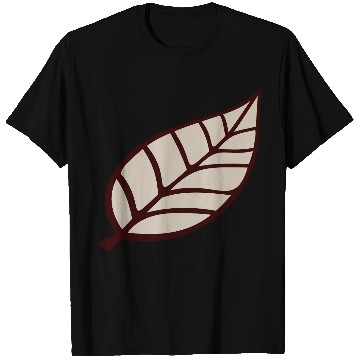 Discover Small Pretty Leaf Brown Autumn Eco Tree Cool Leaf T Shirts