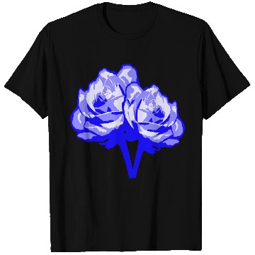 Discover Two Beautiful Rose Blossom Leaf 2 Roses Bouquet T Shirts