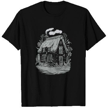 Discover Dark Cottagecore: Cottage in Bloom T Shirts