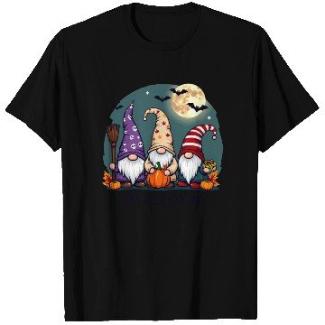 Discover Happy Hallothanksmas Gnomes Celebration with Bats T Shirts