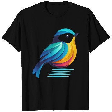 Discover Glory of Blue Tit Bird T Shirts