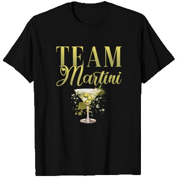 Discover Team Martini Cocktail Bartender T Shirts