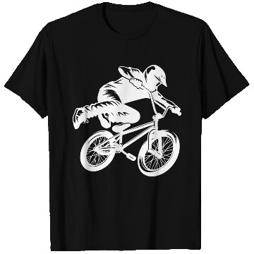 Discover Bmx Stunt Freestyle Rider Jump Design T Shirts