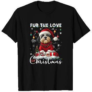 Discover Shih Tzu Christmas Tree Lights Decorations Dog T Shirts