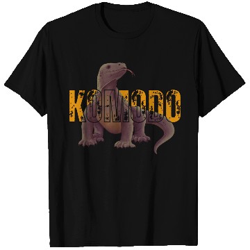 Discover Komodo Dragon Art From Indonesia T Shirts