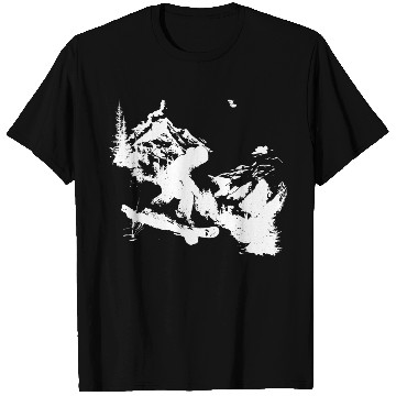 Discover Snowboarding Graphic T Shirts