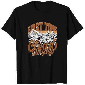 Discover First Solo Flight Pilot First Time Cloud Surfing T Shirts