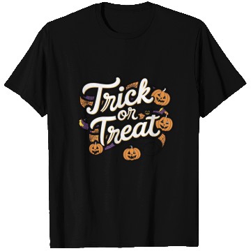 Discover Whimsical Halloween Design Titled Trick or Treat T Shirts