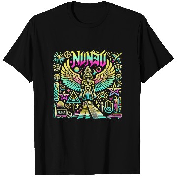 Discover Anunakiz Celestial Enki Guardian T Shirts