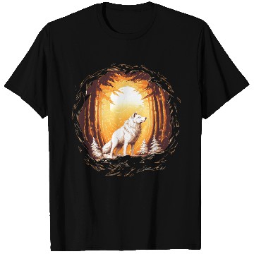 Discover Wolf in Forest T Shirts