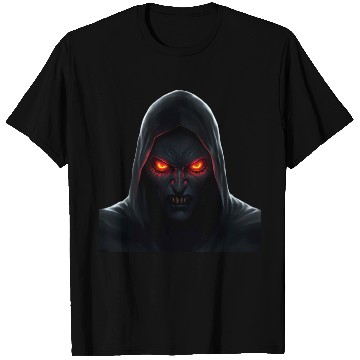 Discover Haunting Red-Eyed Ghost – Dark Horror Art T Shirts