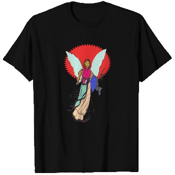 Discover Beautiful angel holding a bible T Shirts