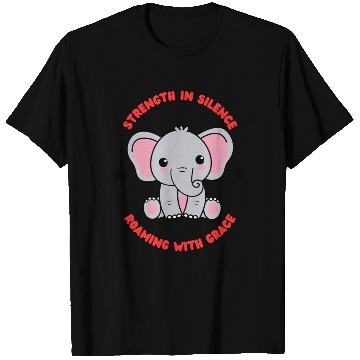 Discover Silent Grief: The Mourning Elephant T Shirts