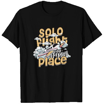 Discover First Solo Flight Pilot T Shirts