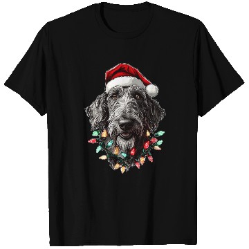 Discover Irish Wolfhound Dog Christmas Hat Xmas T Shirts
