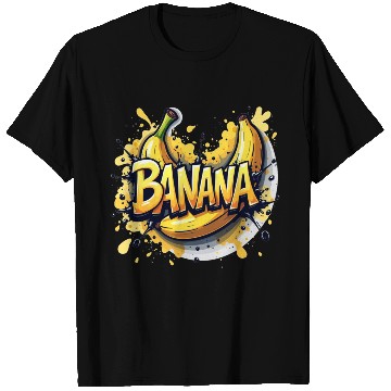 Discover Banana Graffiti - Bold & Energetic Urban Design T Shirts