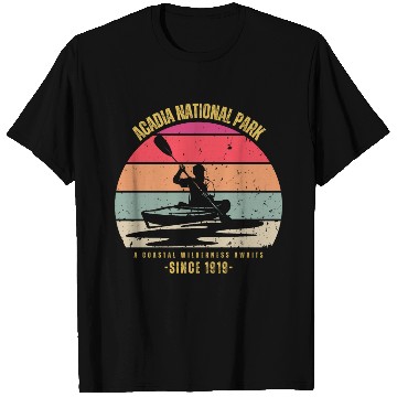 Discover A Coastal Wilderness Awaits - Acadia 1919 T Shirts