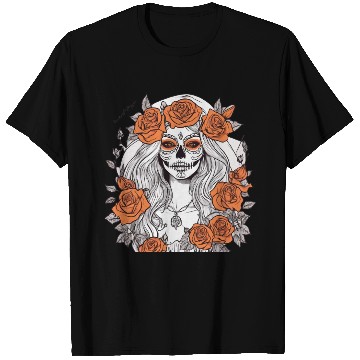 Discover Sugar Skull Rose Queen T Shirts