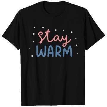 Discover Winter Season Blue and Pink T Shirts
