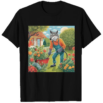 Discover The Lone Wolf Tends His Garden T Shirts