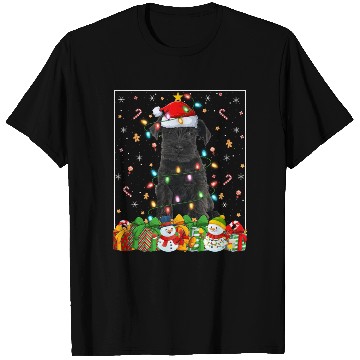 Discover Miniature Schnauzer Dog Christmas Lights T Shirts