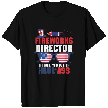 Discover Fireworks Director 8 T Shirts
