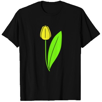 Discover Yellow Tulip Beautiful Flower Pretty Spring Summer T Shirts