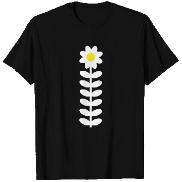 Discover Small Daisy Flower White Decorative Nature Design T Shirts