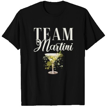 Discover Team Martini Cocktail Bartender T Shirts