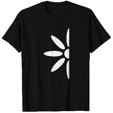 Discover Small Daisy Half Flower White Decorative Beautiful T Shirts