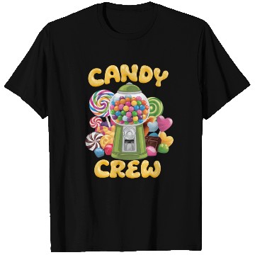 Discover Candy Security Crew Lollipop Gummy Sweet Birthday T Shirts