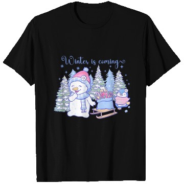 Discover winter snow man T Shirts