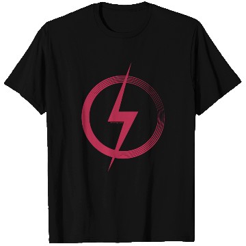 Discover Circle and Lightning Bolt T Shirts