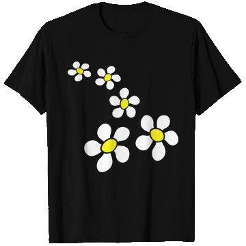 Discover Many Pretty Daisy Flowers Decorative Flower Design T Shirts
