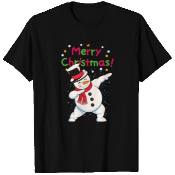 Discover Fun Dabbing Snowman Christmas T Shirts