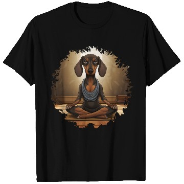 Discover Dachshund Yoga T Shirts