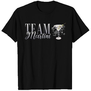 Discover Team Martini Cocktail Bartender T Shirts