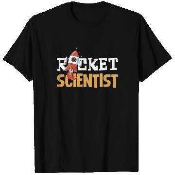 Discover Rocket Scientist Cute Cartoon Rocket Fun T Shirts