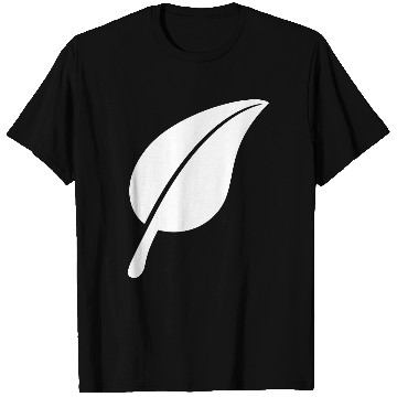 Discover White Beautiful Leaf Eco Spring Summer Cool Nature T Shirts