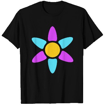Discover Small Daisy Flower Decorative Yellow Purple Design T Shirts