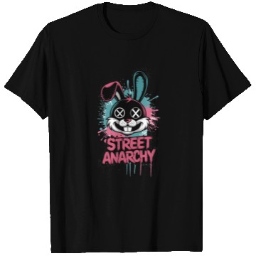 Discover Street Anarchy Graffiti Bunny – Edgy Street Art T Shirts