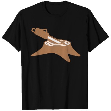 Discover Chainsaw Tree Felling Lumberjack Forest Stump Wood T Shirts