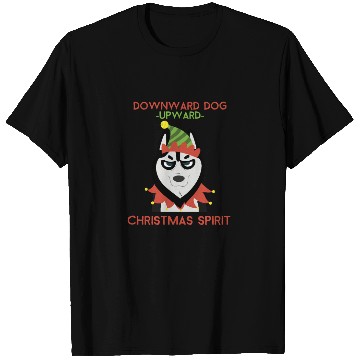 Discover Downward Dog, Upward Christmas Spirit T Shirts