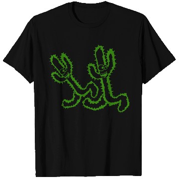 Discover 2 Happy Cacti Race Legs Run Fast Two Friends Team T Shirts
