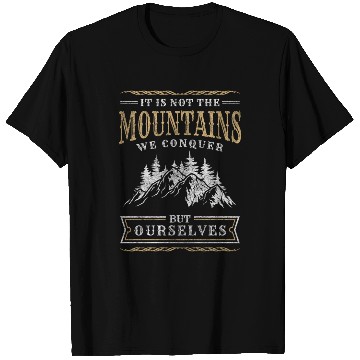 Discover Mountaineering Hiking Alps Climb T Shirts
