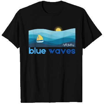 Discover Blue waves T Shirts