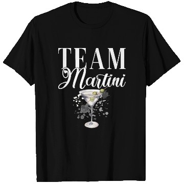 Discover Team Martini Cocktail Bartender T Shirts
