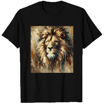 Discover Abstract Lion Face T Shirts