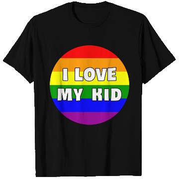 Discover I Love My Kid, Rainbow Version T Shirts