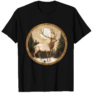 Discover Deer Christmas / Santa Claus deer T Shirts